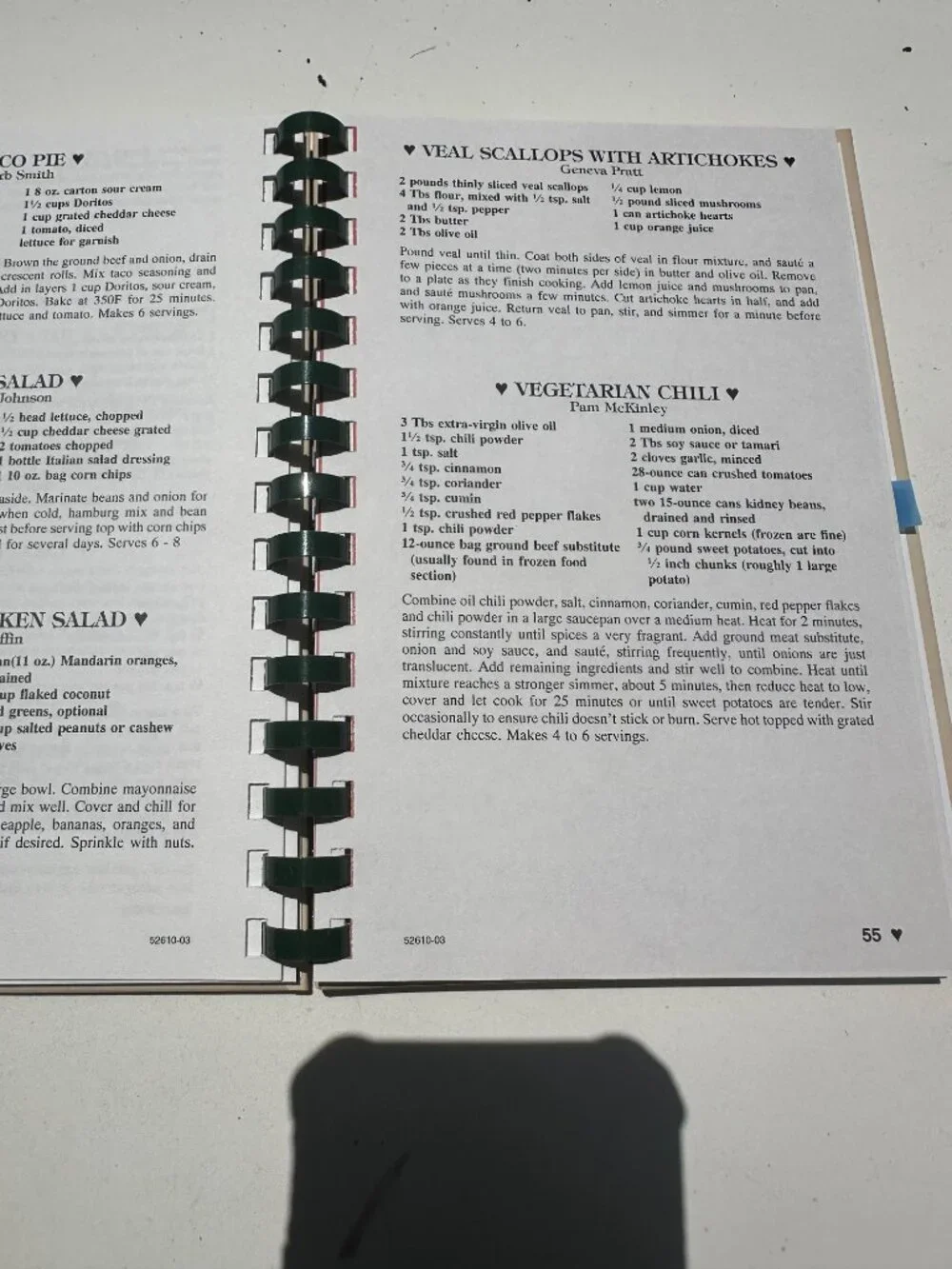 106 TASTE AND SEE ORONO ME COOKBOOK VINTAGE COPY 2003